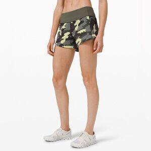 Speed Up Mid-Rise Short 4”, Size 14